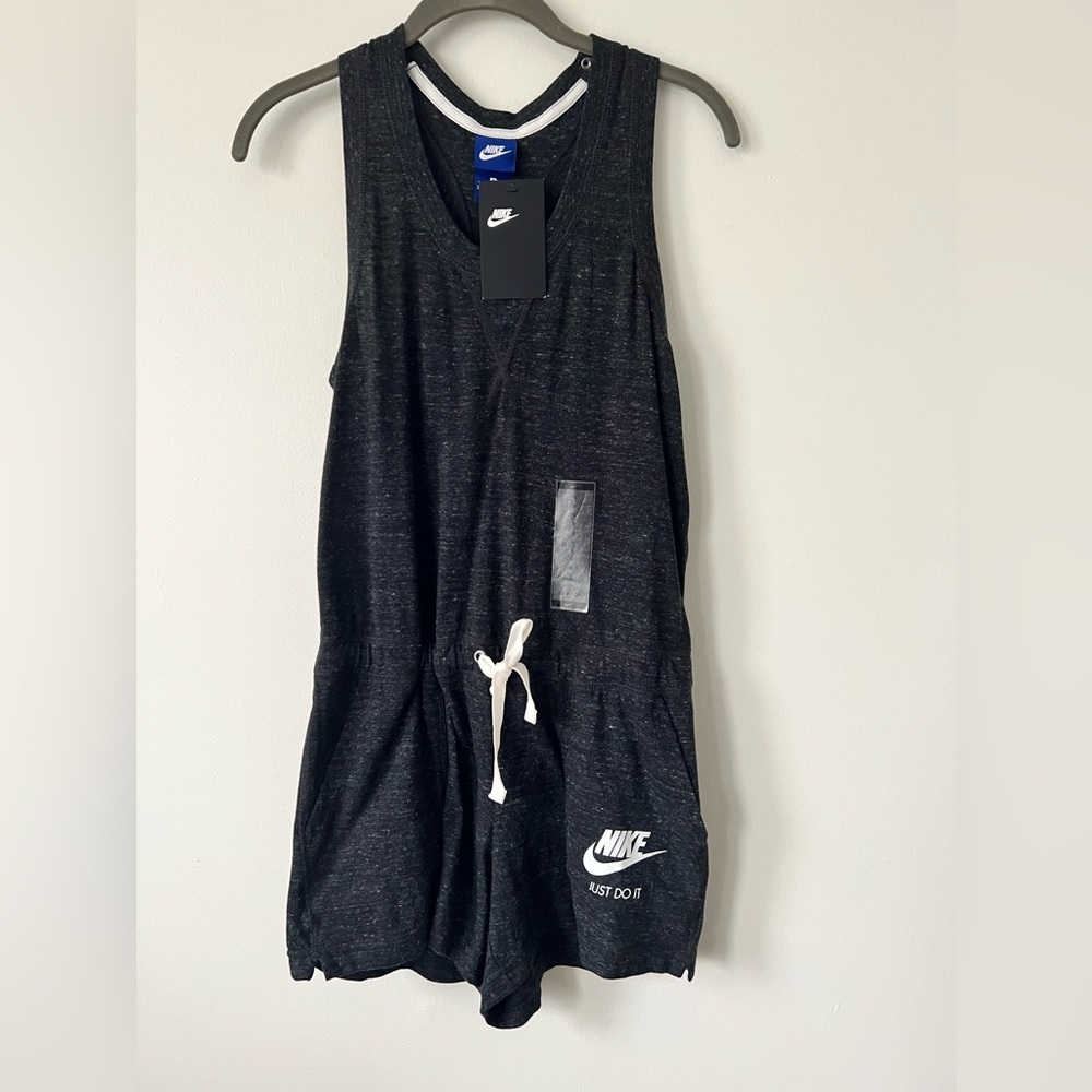 Nike Black Sleeveless Shorts Romper